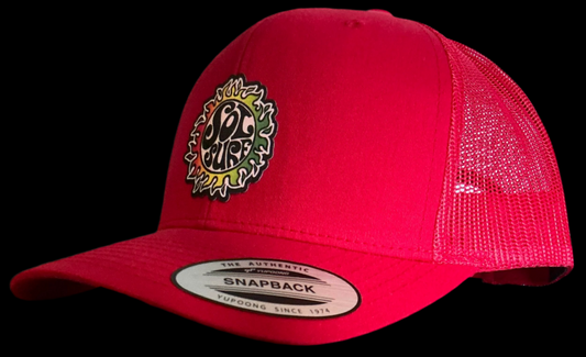 Sol Surf Six Panel Pre Curved Visor Trucker Hat