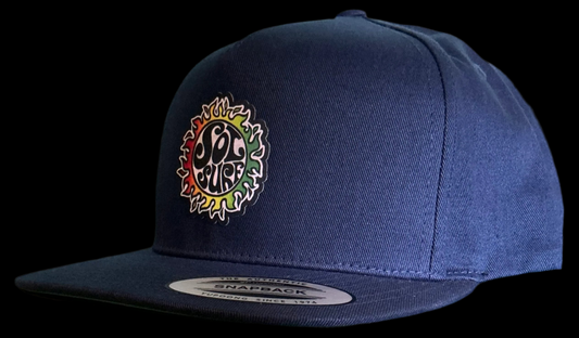 Sol Surf Five Panel Flat Bill Trucker Hat