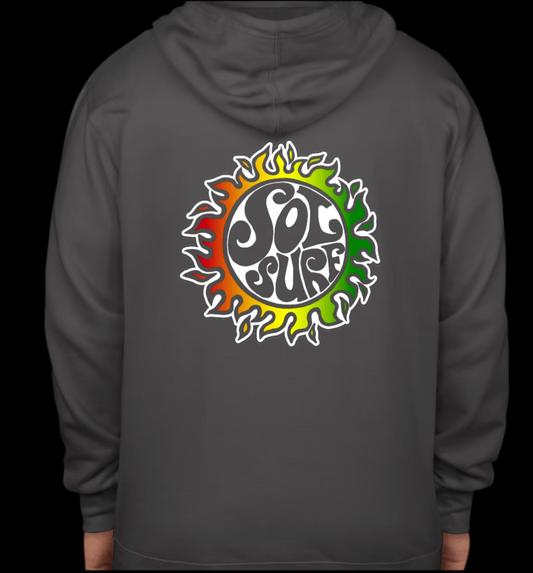 Sol Surf Front Zip Hooded Sweatshirt
