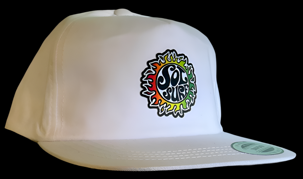 Sol Surf Five Panel Flat Bill Hat
