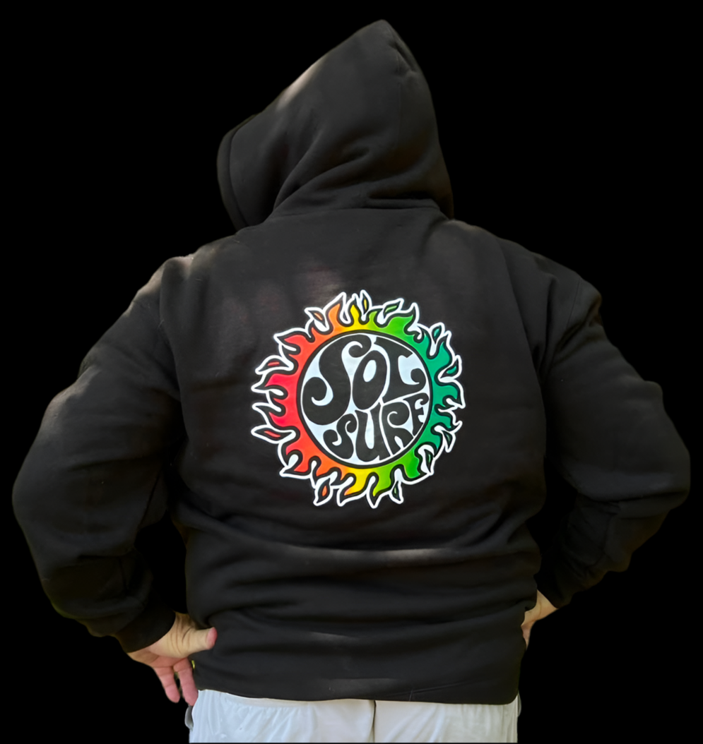 Sol Surf Front Zip Hooded Sweatshirt